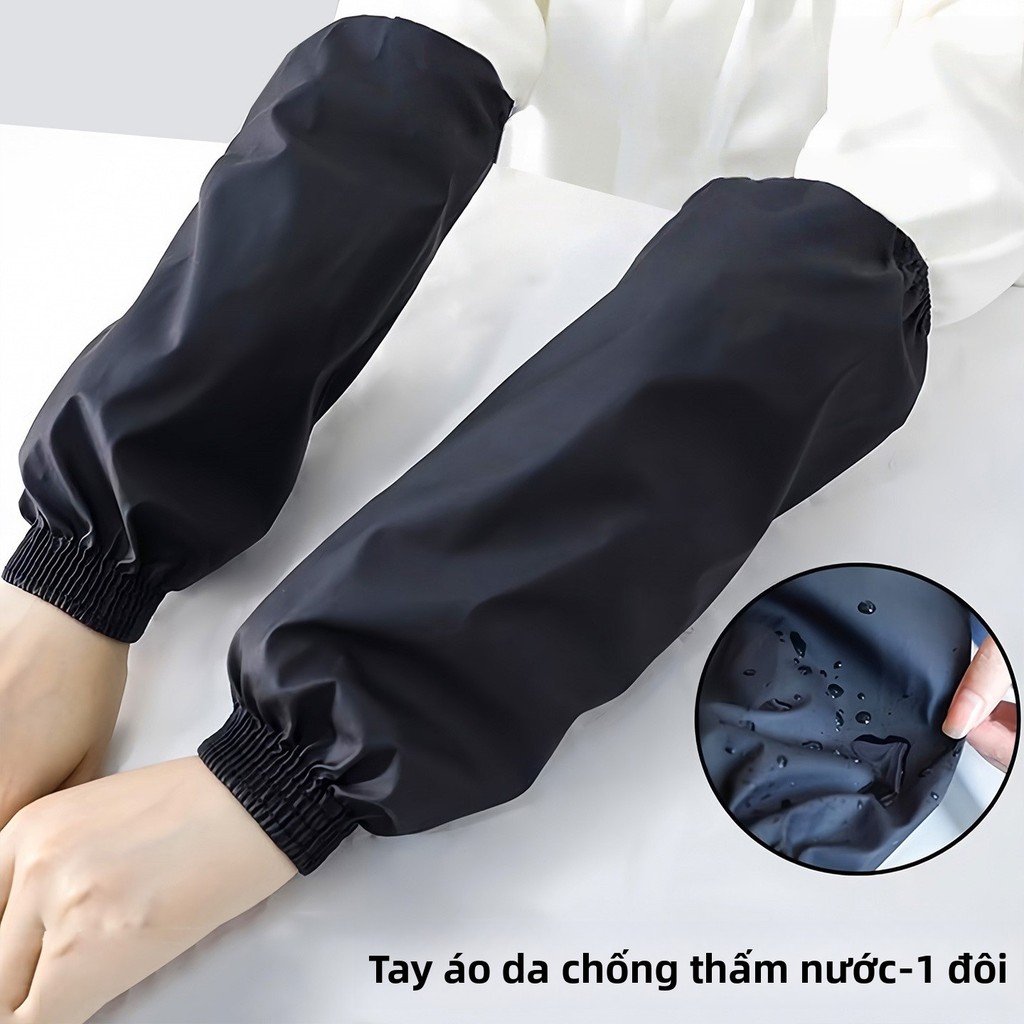 Bao tay dài chống nước, dầu cho nam nữ, dùng nhà bếp, chống bẩn, mài mòn