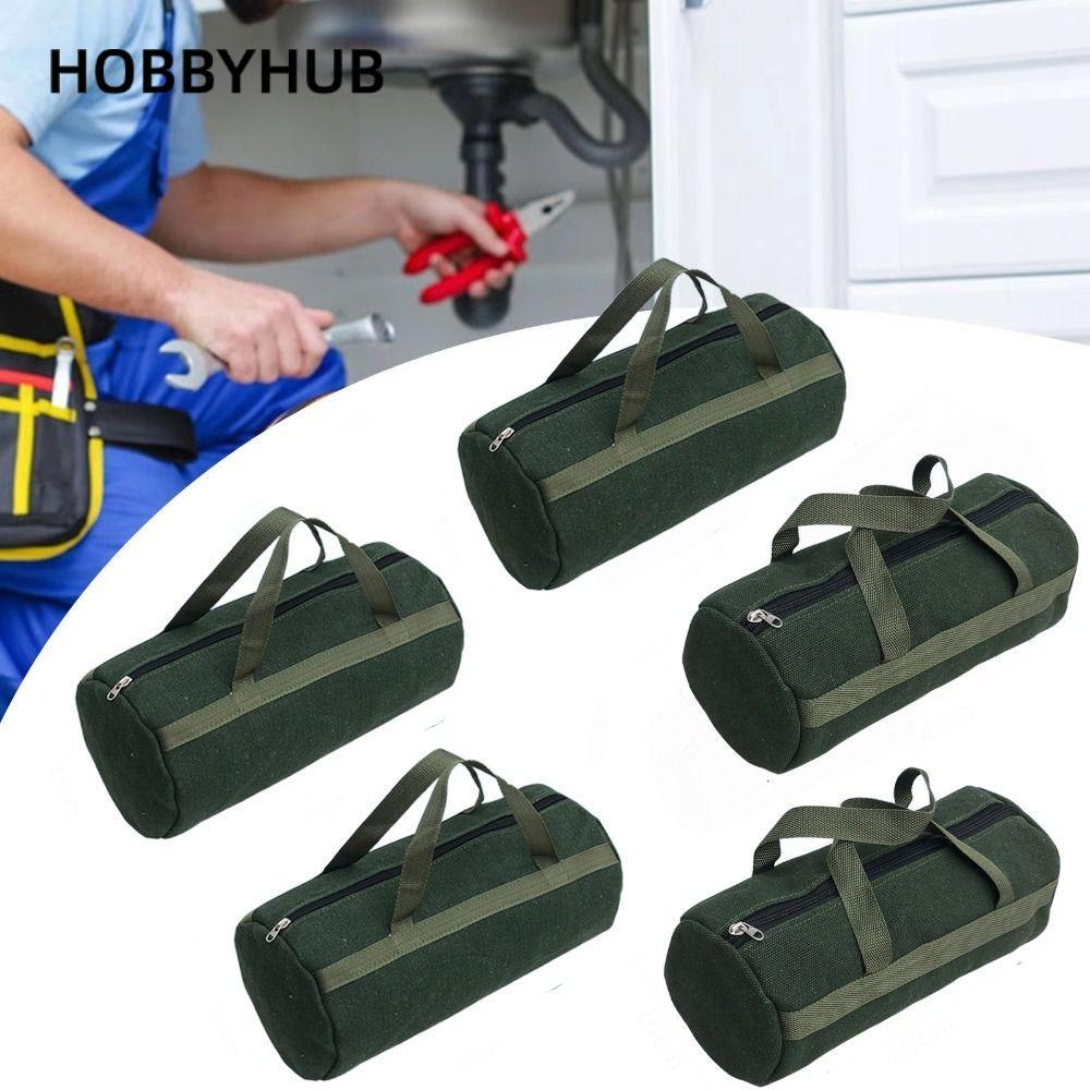Dụng cụ sắp xếp công cụ phần cứng HOBBYHUB, Túi xách Túi đựng cụ dung tích lớn, Dụng cụ cầm tay Canvas dày Bộ công cụ sửa chữa ô tô di động