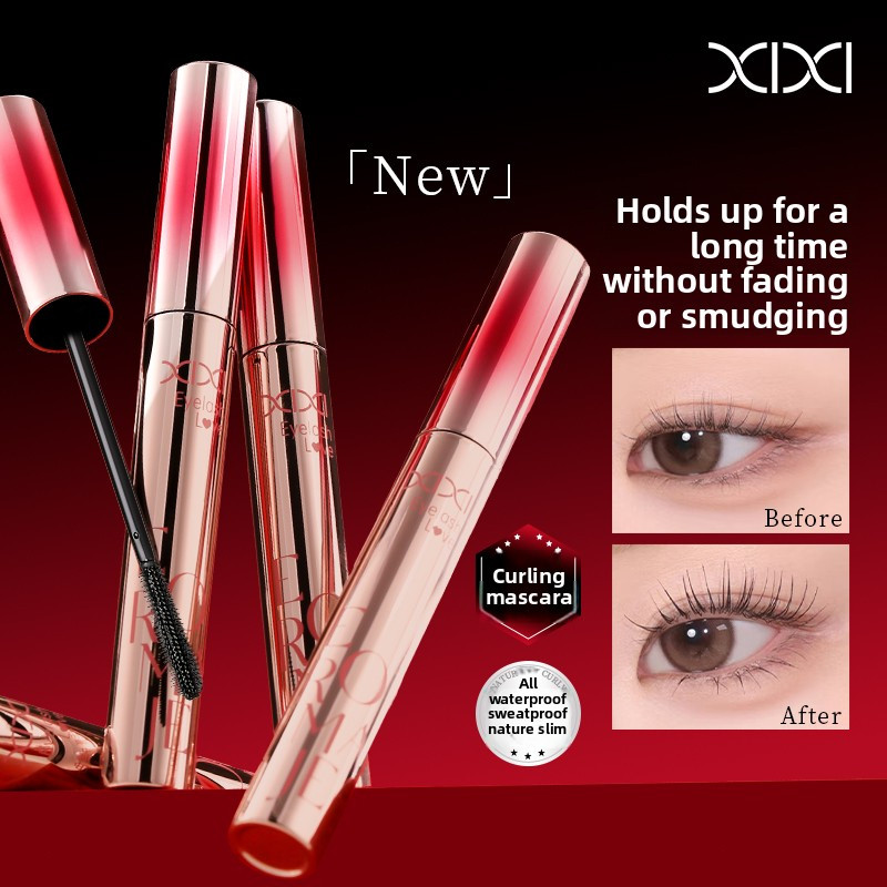XIXI D917 Mascara Làm Cong Dài Mi, Chống Nước Lâu Trôi, Tơi Mi Không Vón Cục, Chuốt Mi Nhẹ Mắt, Curl Fix Mascara