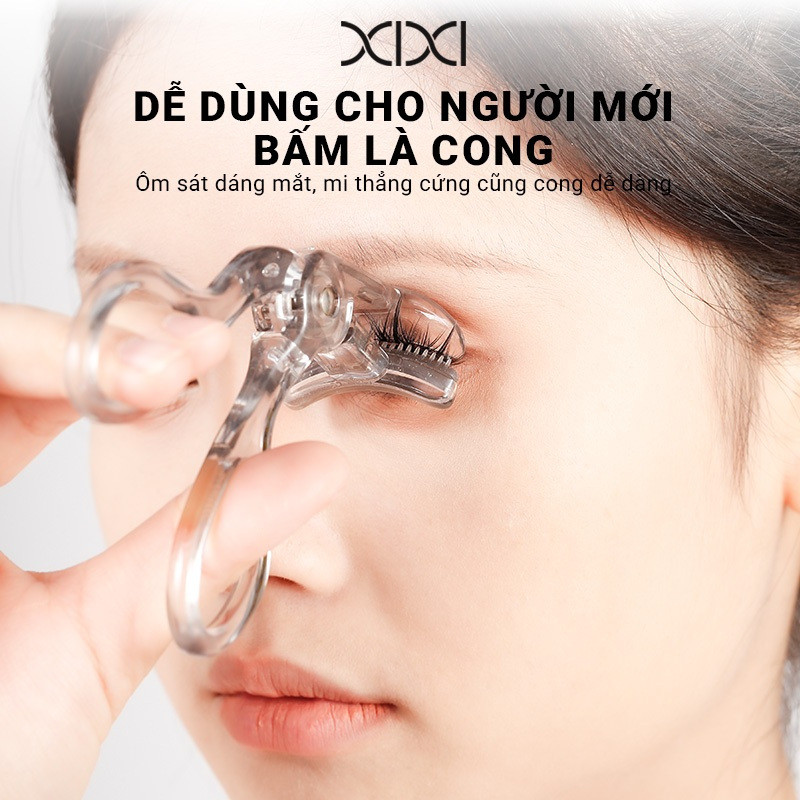XIXI Kẹp Mi Góc Rộng Uốn Cong Tự Nhiên, Dễ Dùng, Giữ Mi Cong Lâu, Thân Thiện Cho Người Mới GJ156