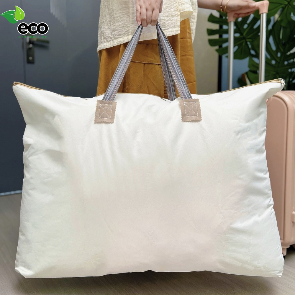 Túi bạt đựng đồ siêu to 90cm đựng quần áo tiện lợi, Túi dứa, Túi vải bạt đựng đồ du lịch