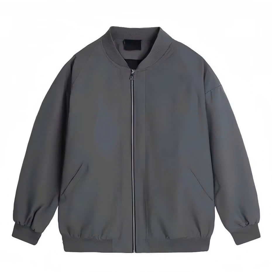 Áo khoác Bomber dù hai lớp trượt nước cả gió chống tia UV menwear jacket