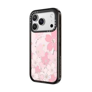 CASECASE X Pink Sakura Bloom Ốp Điện Thoại Đen / Sky Blue / Pink Fizz Candy Collection Màu Sắc Trong Suốt Cứng Hút Từ Tính Tác Động Cho IPhone 13 14 15 16 17Pro Max Plus Có Hộp