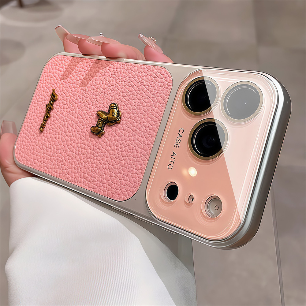 Ốp điện thoại có họa tiết vải thiều cửa sổ lớn cho iPhone 17 Pro Max 12 13 14 15 16 pro max Tất cả bao gồm bảo vệ ống kính máy ảnh vỏ mềm Vỏ bảo vệ vỏ điện thoại