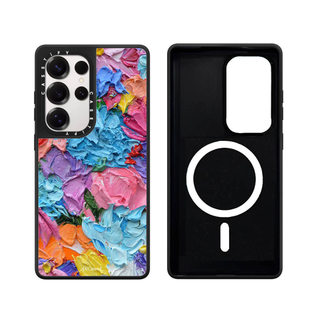 Từ Tranh Sơn Dầu Gương Hoa Cứng Phone Case Cho Samsung Galaxy S26 25 24 23 UItra S26 25 24 23 Plus Vỏ Bảo Vệ Chống Sốc