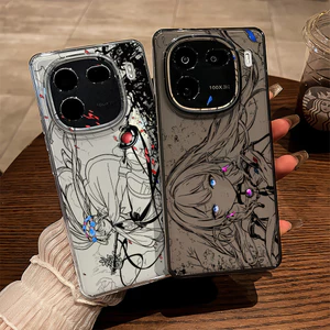 Ốp Điện Thoại Trong Suốt Mềm Anime FRIEREN Cho iQOO 15 / 13 / 12 Neo 11 / Neo 10 Z9 Z10 Z11 Turbo / Z10 Turbo + Neo 9 Z9X Z8X ‌Bảo vệ Camera Vỏ iQOO chống sốc