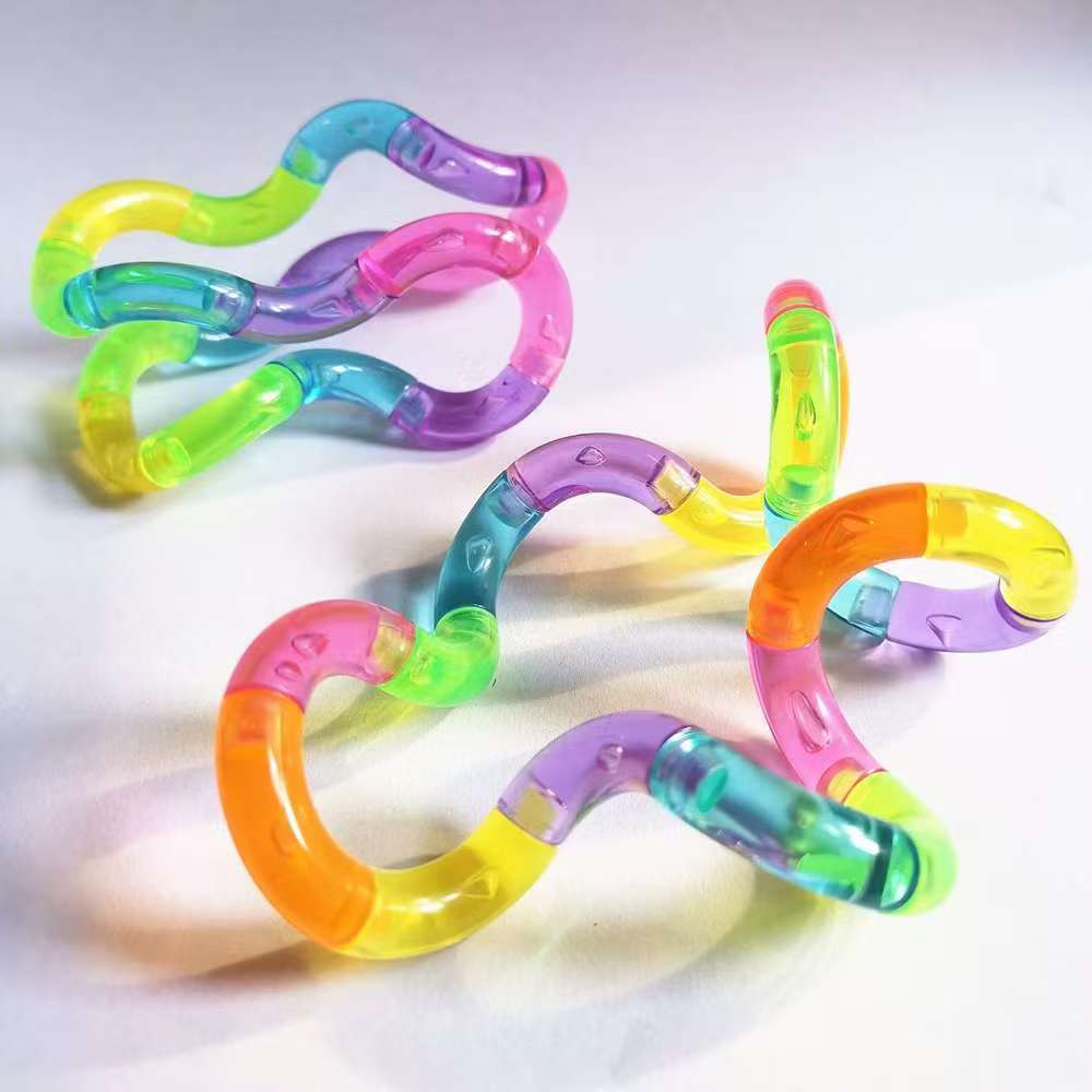 【🇻🇳Có sẵn kho】Xoắn Rối Cuộn Dây Chống Căng Thẳng Nhiều Màu Cảm Giác Fidget Đồ Chơi Trẻ Em Quà Tặng