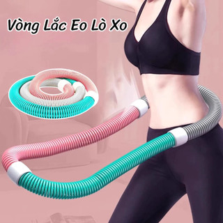 giá rẻ Vòng lắc eo lò xo 1,5kg bọc nhựa mềm giảm mỡ nhanh, eo thon săn chắc tập tại nhà tiện lợi
