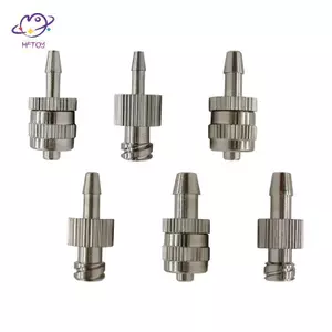 HFTOY Pha Chế Keo Subpaaging Thùng Luer Lo Adapter Lắp Đầu Nối Khícheal Các Bộ Phận Chất Liệu Kim Loại ~