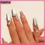 Nhẫn Zircon Kim Loại Thanhtao, Đơn Giản với Vòng Móng Tay Có Thể Tháo Rời - Quà tặng Phù Hợp