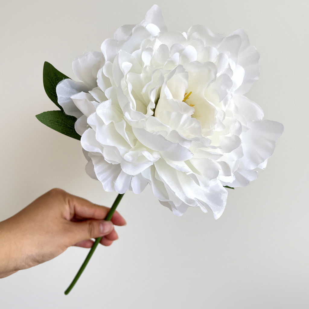 [Sẵn Sàng] Hoa Mẫu Đơn Giả Cao Cấp 18cm Bó Hoa Lụa Mẫu Đơn Phong Cách Châu Âu Decor Nhà Cửa Sang Trọng Phụ Kiện Chụp Ảnh Trang Trí Đám Cưới (37cm)