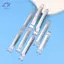 HFTOY 10 Chiếc Kim Loại Bên Trong Flex Khung Kiss Clasp Lo Cho DIY Craft Ví Đựng Tiền Xu Túi Xách Bản Lề Kiss Clasp May Làm Phần Cứng ~