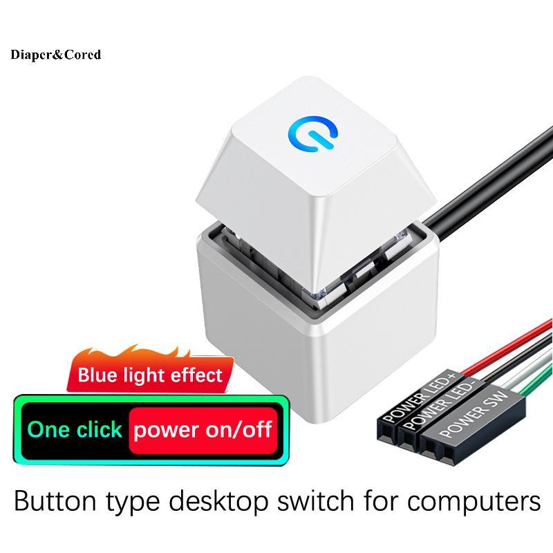 Nút nguồn bên ngoài DIAPER & CORED PC có đèn LED cho vỏ máy tính & Bo mạch chủ YTH