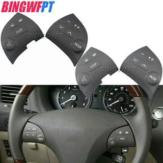 HL Phụ Kiện Xe Hơi Đa Năng Loa Bluetooth Nút Công Tắc Cho Xe Toyota Lexus ES350 2006-12 Vô Lăng Nút 84250-33190