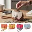 JKDESIGN Túi Voi, Da PU Thiết Kế Sáng Tạo Ví Đựng Tiền Xu, Ví Ly Hợp Đa Năng Kích Thước Mini Móc Khóa Túi Đựng Thẻ Lưu Trữ Hàng Ngày