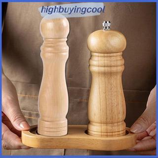 Máy Xay Tiêu Gỗ HCVN, Máy Xay Tiêu Có Thể Điều Chỉnh Độ Thô 6 / 8 / 10 Inch Gỗ Peppermill, Cơ Chế Mài Gốm Sứ Máy Xay Muối HOT