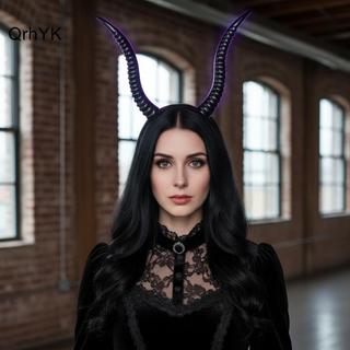 Đạo cụ sừng hươu thực tế cho nữ - Hoá trang Halloween phong cách Gazelle