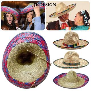 Mũ Sombrero JKDESIGN - Phong Cách Jazz Authentic Mexico, Che Nắng Tốt Cho Đi Biển, Dành Cho Nam Và Nữ
