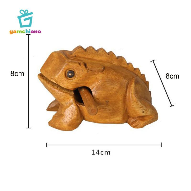 Nhạc cụ Guiro Bộ gõ tay Bộ gõ nhỏ Gỗ Guiro Shaker Ếch Rasp Kết cấu chống trượt di động Thích hợp cho ban nhạc biểu diễn trực tiếp Accompanime