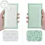 PUSKY 1 / 3 Chiếc Sợi Tre Xốp Rửa Chén Rag Cọ Rửa Miếng Lót Có Thể Tái Sử Dụng Không Dầu Hai Mặt Bàn Chải Gia Đình Dụng Cụ Vệ Sinh Nhà Bếp VN
