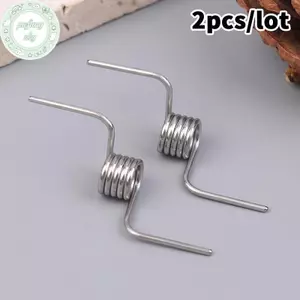 PUSKY 2 Cái / bộ Tủ Lạnh Chia Cửa Bản Lề Lò Xo Phụ Kiện Vách Ngăn Thép Không Gỉ Chắc Chắn Tủ Lạnh Cửa Lò Xo Xoắn VN
