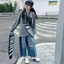 Áo Sơ Mi In Chữ Bé Gái 2026 Xuân Thu Phong Cách Mới Thời Trang Trẻ Em Rời Frayed Top