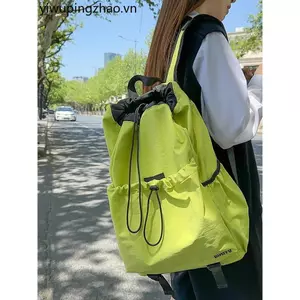 Mùa Hè Sản Phẩm Mới Ngoài Trời Cầu Lông Thể Thao Ba Lô Nữ Thiết Kế Dây Rút Schoolbag Nữ Du Lịch Ba Lô