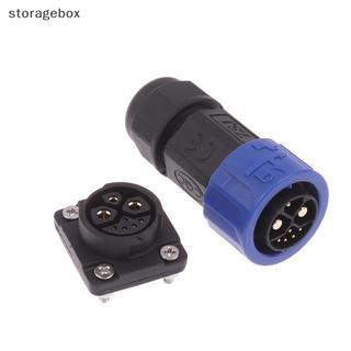 [Hộp đựng] 1 Cái 50A Năng Lượng Lithium Xe Đạp Điện Nam Nữ Cổng Sạc M23 2 + 1 + 5 Đầu Nối Pin Xe Máy Sạc Cắm Soet Đẹp