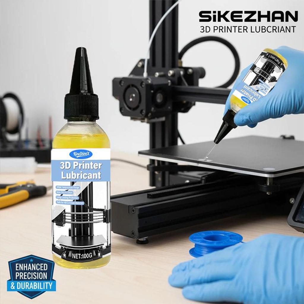 Dầu bôi trơn máy in 3D 100g Máy in 3D chống nấm mốc Lubricat dành cho người sở thích Chuyên nghiệp Kỹ thuật viên Người đam mê jiwvn
