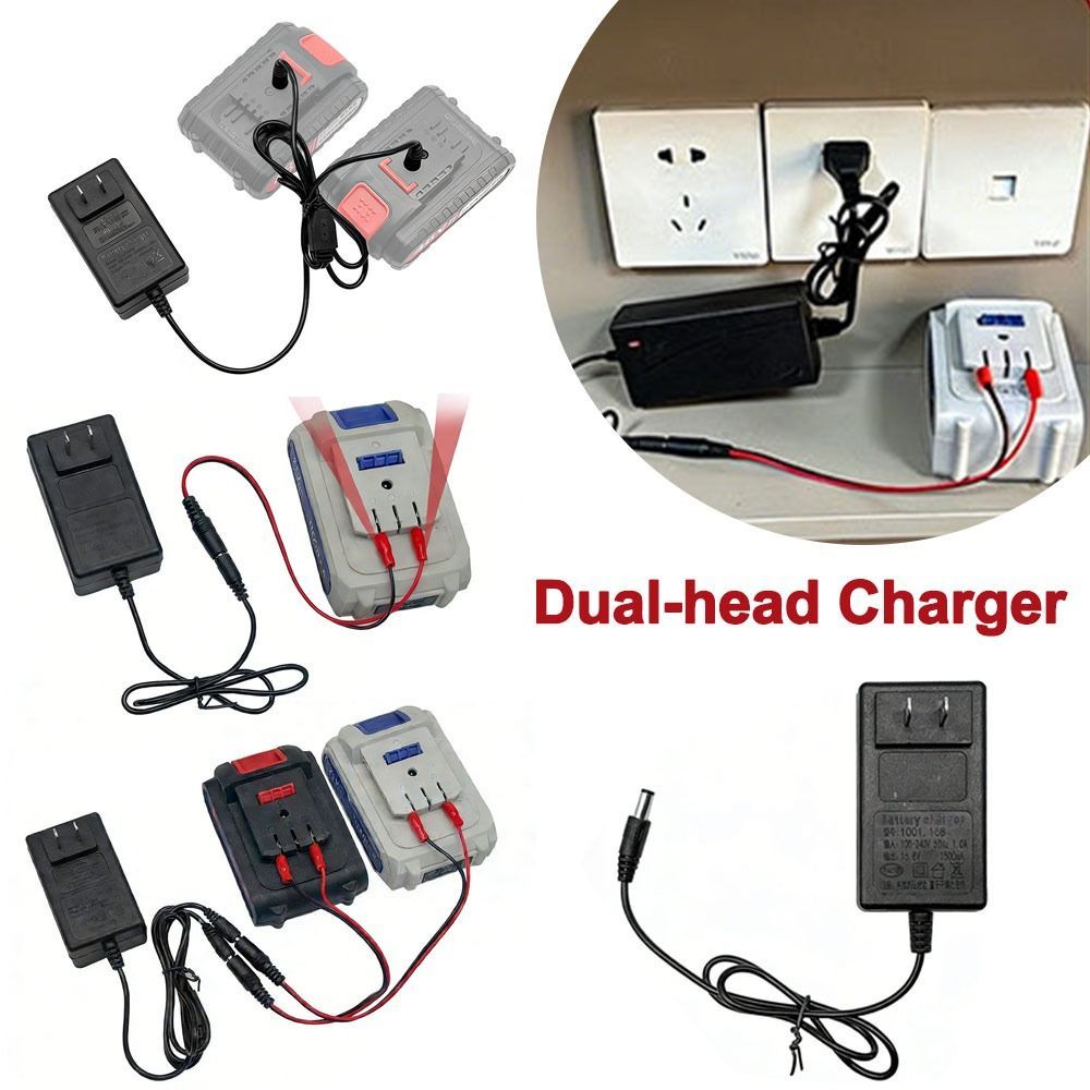 Bộ sạc pin lithium NORDICLIFE, Bộ sạc hai đầu bảo vệ quá tải đa năng, Bộ sạc pin lithium 18 / 21V / 24V
