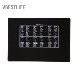 VBESTLIFE Kiểm tra thẻ 24 màu VBESTLIFE Professional để hiệu chỉnh kỹ thuật số vượt trội