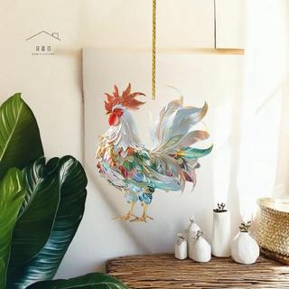 RO > Acrylic Hoa Trang Trại Chien Gà Trống Móc Khóa Túi Hoạt Hình Trang Sức Dành Cho Nữ Bé Gái Giá Đỡ Ô Tô Quyến Rũ Mới