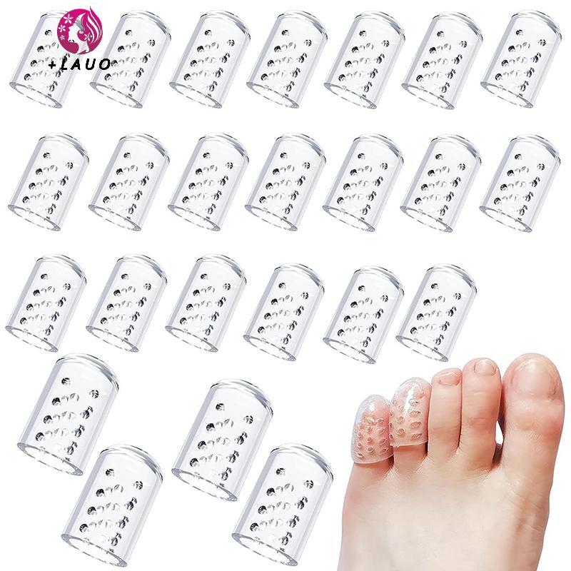 Springevenstar 2-100 Chiếc Silicone Chống Trầy Xước Ngón Chân Gel Thoáng Khí Mũi Mũ Có Chăm Sóc Bàn Chân Đầu Ngón Tay Độ Đàn Hồi Ngăn Ngừa Vỉ Springevenstar
