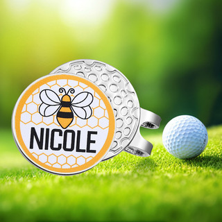 Kẹp Mũ Golf Kim Loại Sáng Tạo - Trang Sức Thời Trang, Phù Hợp Làm Quà Tặng