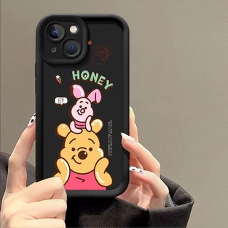 Tương thích với Xiaomi 14T 15T Pro Mi 9T Pro Poco C85 C75 C71 F6PRO M7 M6 4G Ốp Điện Thoại Winnie the Pooh Ăn Kem Silicon Mềm
