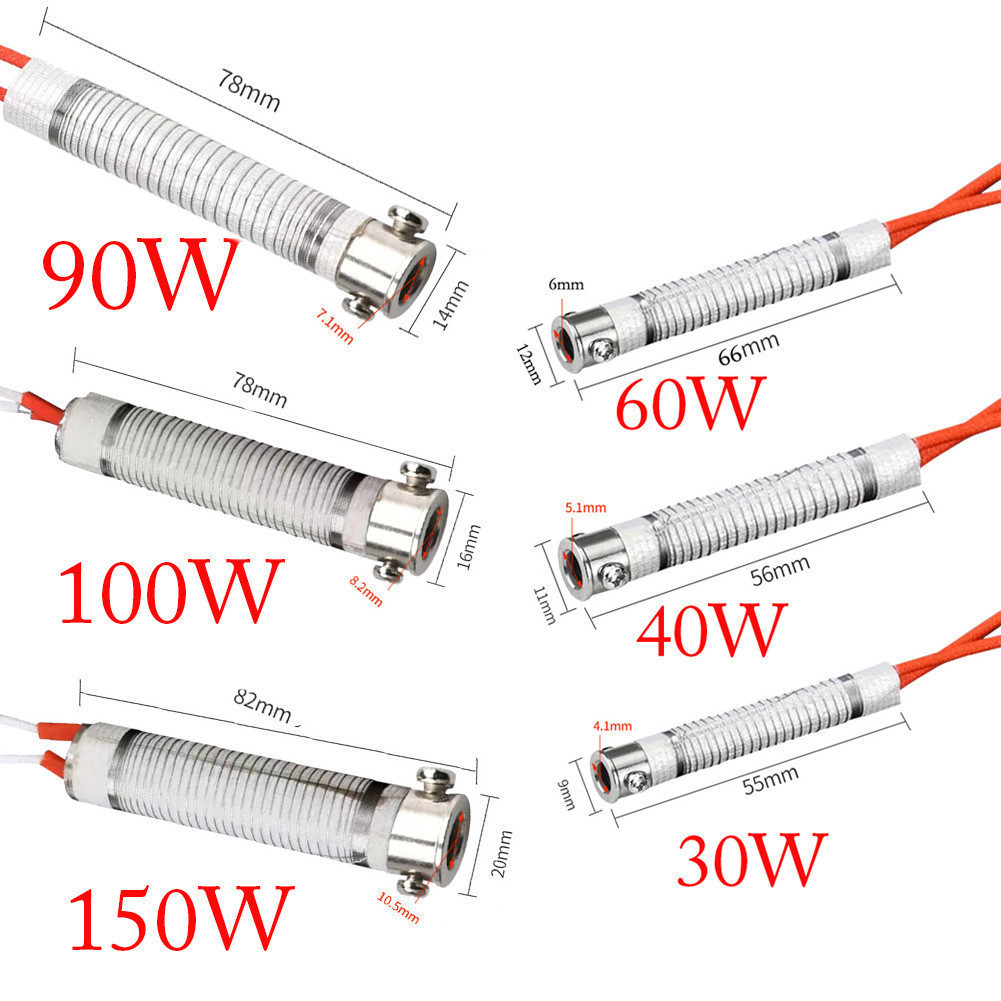 ⚡GIẢM GIÁ LỚN⚡Bộ phận làm nóng sắt hàn điện 30-150W để sưởi ấm lõi sắt bên ngoài