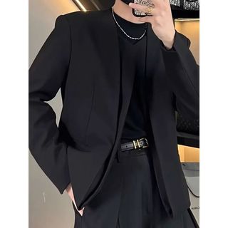 Dịch Chuangzhe Áo Khoác Đeo Vai Không Nút, Cổ Điển, Có Đệm Cao Cấp