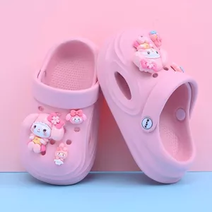 Giày Lỗ Ngoại Vi My Melody Dép Trẻ Em Dễ Thương Trong Nhà Chống Trượt Quà Tặng Sinh Nhật
