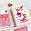 Chất kết dính ngân sách CATIYAHA, Chất kết dính tiết kiệm tiền cỡ A6, Trang bên trong Hoa Mèo Chó Phong bì Người tổ chức Sử dụng tại nhà