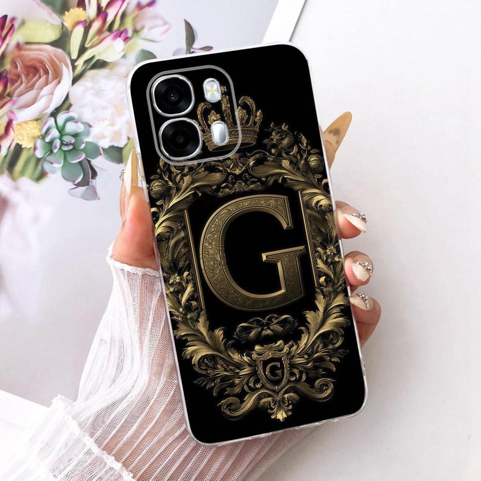Ốp Lưng Silicon Mềm Trong Suốt Cho Oppo A6s A6x 4G 5G Ốp lưng Oppo A6X Ấn Độ CPH823 CPH2815 Vỏ Họa Tiết Chữ Ốp Lưng