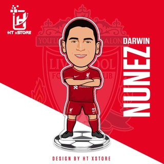 Mô hình standee in hình các cầu thủ CLB bóng đá Liverpool, mô hình cầu thủ bóng đá để bàn làm quà tặng, trang trí