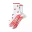 Tất Pilates GAVESTO, Tất tập Yoga Cotton thoáng khí, Tất ống giữa thông thường chống trượt thấm mồ hôi
