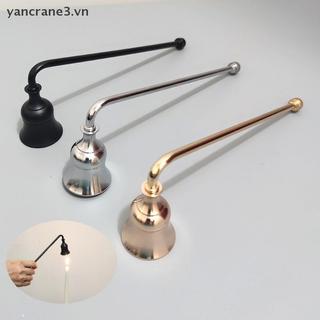 {YAN} Nến giảm chấn Nến Dụng cụ không gỉ Tay cầm dài Bình chữa cháy Chuông Phụ kiện Wis Out Thép Dập tắt Phụ kiện {ya}