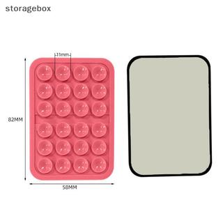 [Hộp lưu trữ] Giá đỡ điện thoại cốc hút silicon - Giá đỡ chắc chắn hai mặt cho Android cho gương ô tô Phòng tắm nhà bếp đẹp
