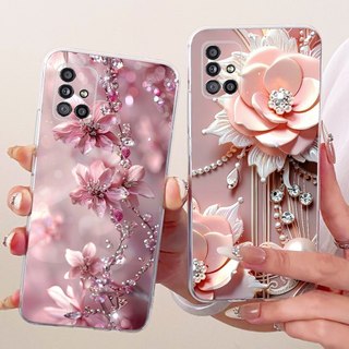 Dành Cho Samsung Galaxy A51 5G Ốp Lưng SM-A516B SM-A516F Vỏ Silicon Trong Suốt Hoa Bướm Thời Trang Vỏ Mềm Cho Samsung A51 5G