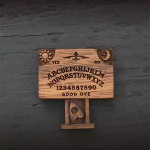 NS Gỗ Thu Nhỏ Thần Ban Ngăn Kéo Mini Ouija Ban Hộp Trang Trí Nhà Gỗ Thủ Công In Sto NS
