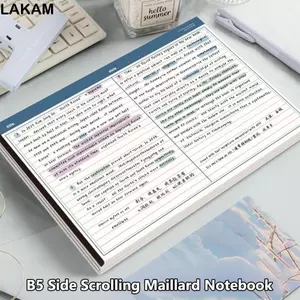 LAKAM 20 Tờ / Sổ ghi chú, Sổ tay B5 Ngang B5, Miếng ghi nhớ viết có thể xé được đa chức năng Học sinh