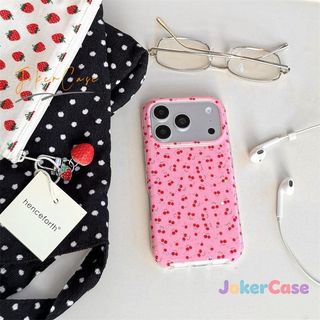 Ốp Lưng Cho Iphone 11 13 17 16 15 14 12 Pro Max 17Air 8 15 16 14 Plus X XR XS Max Bìa mềm Sweet Cherry New Imd