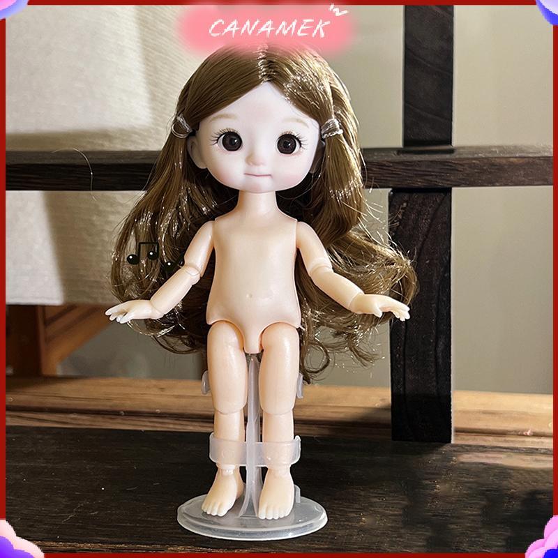 CANAMEK 1 Búp Bê 16cm Với Biểu Hiện Khác Nhau, Búp Bê BJD 1 / 8 Dễ Thương, 13 Khớp Di Chuyển Được Búp Bê Bé Gái Đồ Chơi CSF