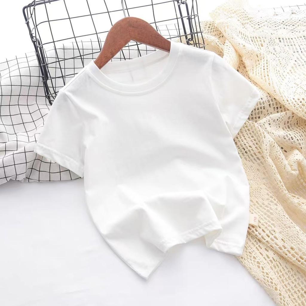 COD2026: 100% Katun Premium, Leher Bundar, nam/nữ, size, đặc biệt, hàng có sẵn, 13/14-3/4 tuổi